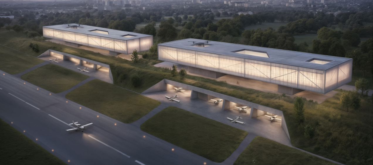 Bresso Vertiport, Milano full width image 3